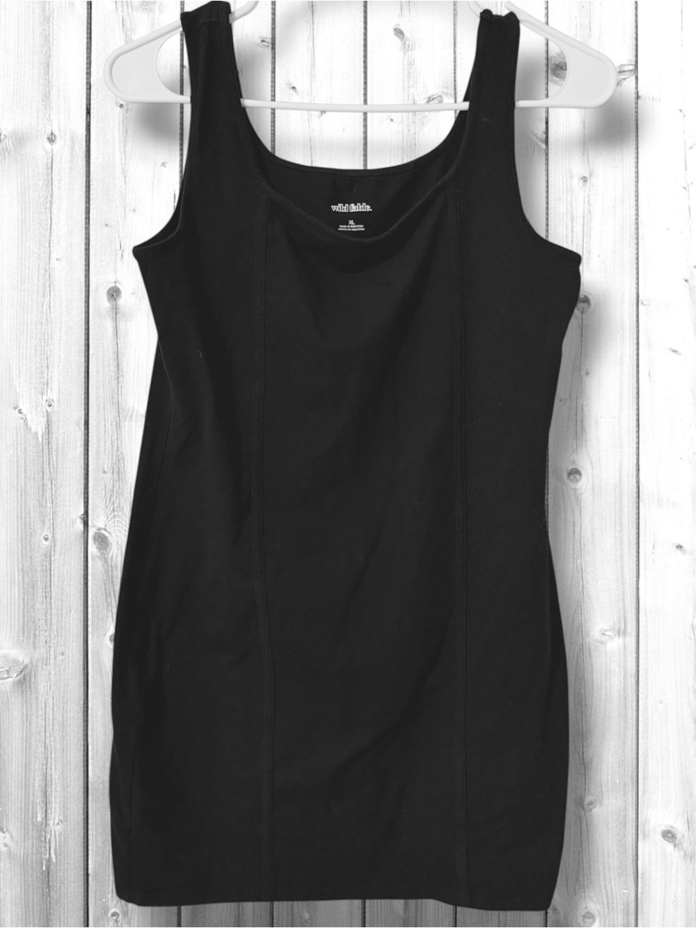 🌼WILD FABLE STRETCH BLACK TANK DRESS